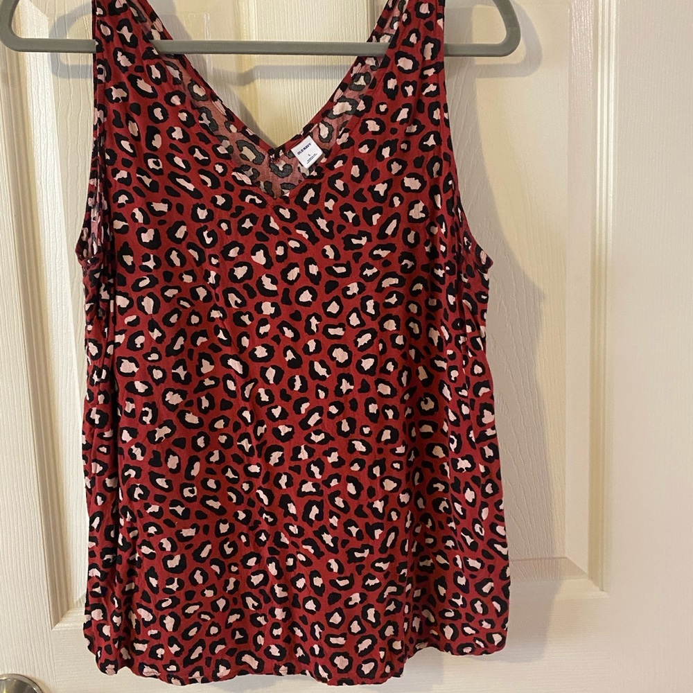 Old Navy cheetah tank